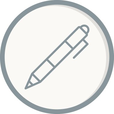 Tükenmez, simge vektör illüstrasyonu