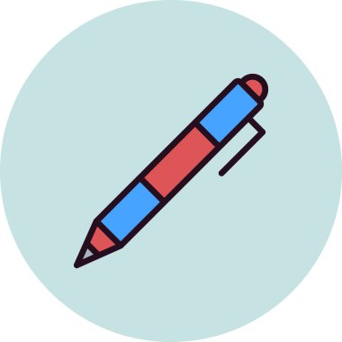 Tükenmez, simge vektör illüstrasyonu