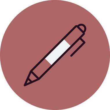 Tükenmez, simge vektör illüstrasyonu