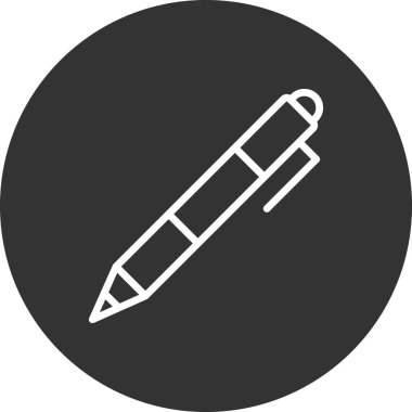 Tükenmez, simge vektör illüstrasyonu