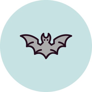 Cadılar Bayramı sopası, ikon vektör illüstrasyonu