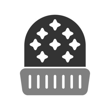 Beanie, ikon, vektör illüstrasyonu