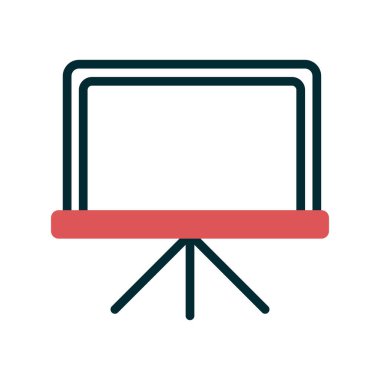 Tahta, simge, vektör illüstrasyonu