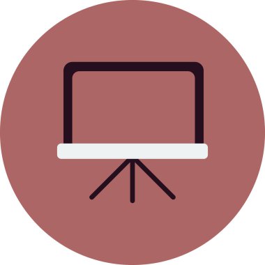 Tahta, simge, vektör illüstrasyonu