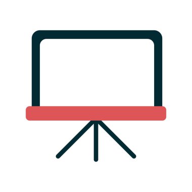 Tahta, simge, vektör illüstrasyonu