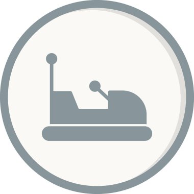 Çarpışan araba kutsal kişilerin resmi, vektör çizim