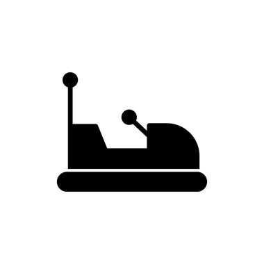 Çarpışan araba kutsal kişilerin resmi, vektör çizim