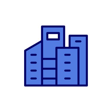 şehir simgesi, vektör illüstrasyonu