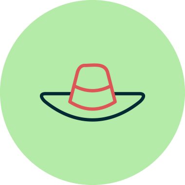  Şapka simgesi vektör illüstrasyonu