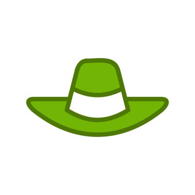  Şapka simgesi vektör illüstrasyonu