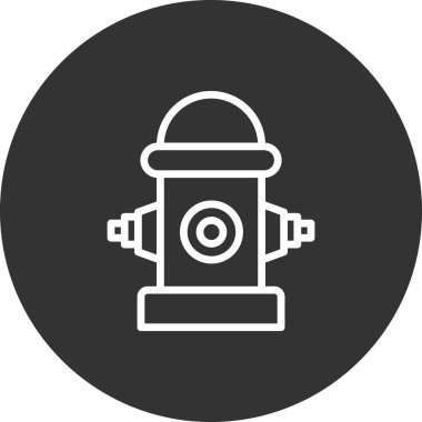 itfaiye musluğu simgesi, vektör illüstrasyonu basit tasarım