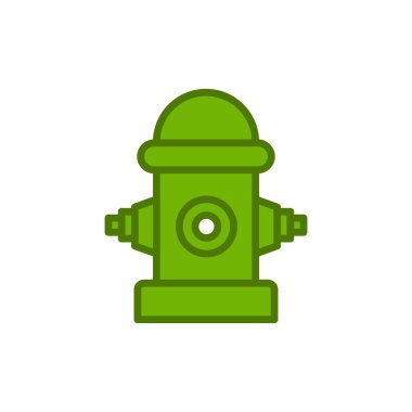 itfaiye musluğu simgesi, vektör illüstrasyonu basit tasarım