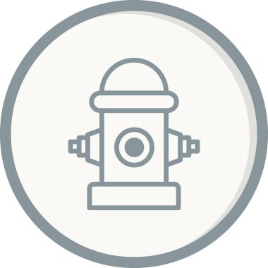 Eşsiz ateş vektörü simgesi modern basit tasarım