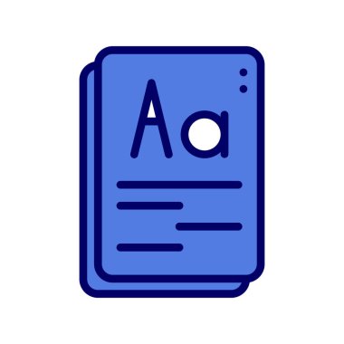 flash kart simgesi, vektör illüstrasyonu