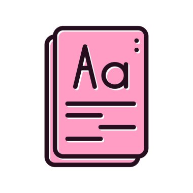 flash kart simgesi, vektör illüstrasyonu