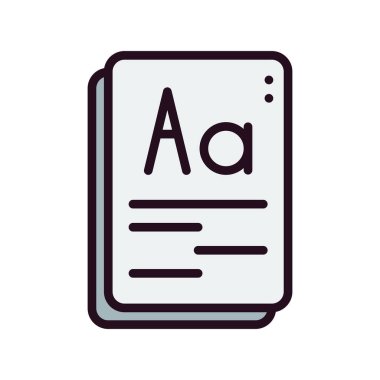 flash kart simgesi, vektör illüstrasyonu