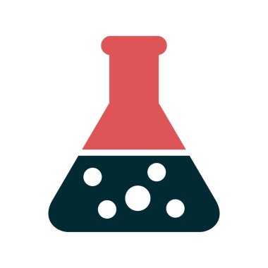 Flask beaker icon, vector illustration