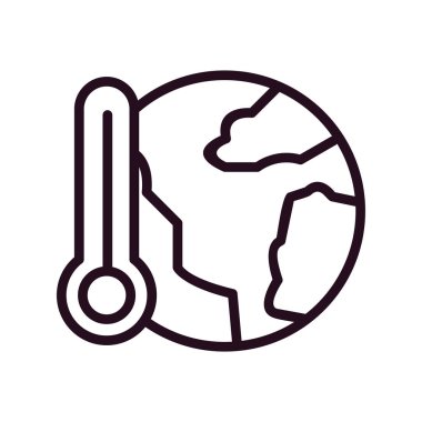 Sera Efekti simgesi, vektör illüstrasyonu  