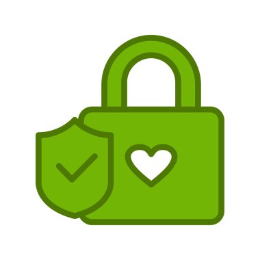 kilit simgesi, vektör illüstrasyonu