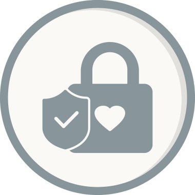 kilit simgesi, vektör illüstrasyonu