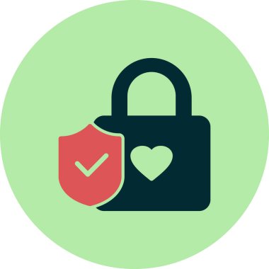 kilit simgesi, vektör illüstrasyonu