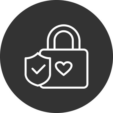 kilit simgesi, vektör illüstrasyonu