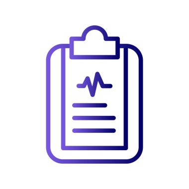 tıbbi pano simgesi, vektör illüstrasyonu