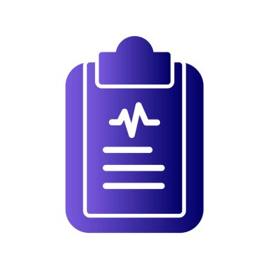 tıbbi pano simgesi, vektör illüstrasyonu