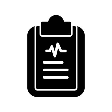 tıbbi pano simgesi, vektör illüstrasyonu