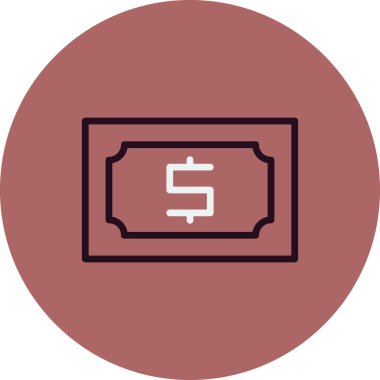 para vektörü ince çizgi simgesi 