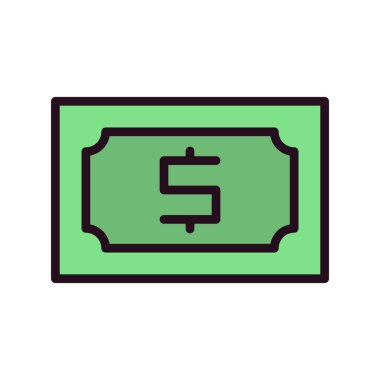 para vektörü ince çizgi simgesi 