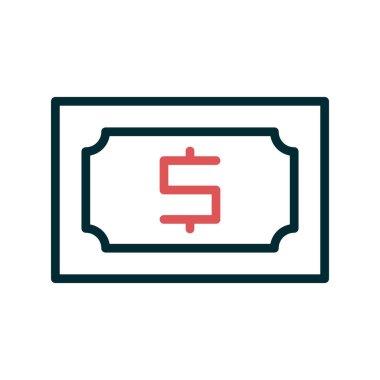 para vektörü ince çizgi simgesi 