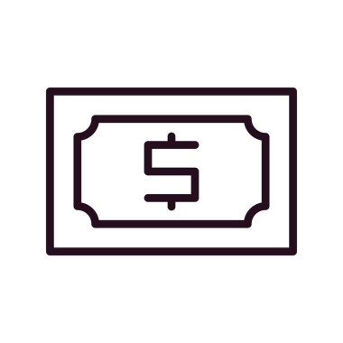 para vektörü ince çizgi simgesi 