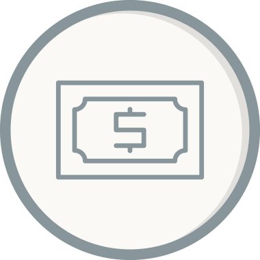 para vektörü ince çizgi simgesi 