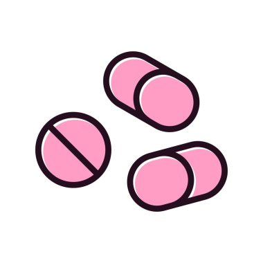 İlaç simgesi, modern vektör çizimi.