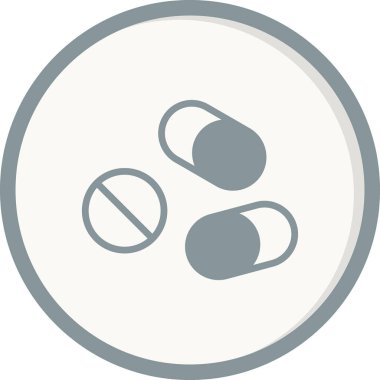 İlaç simgesi, modern vektör çizimi.