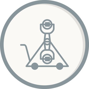 Sürücü simgesi, vektör illüstrasyonu