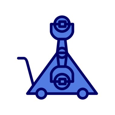 Sürücü simgesi, vektör illüstrasyonu