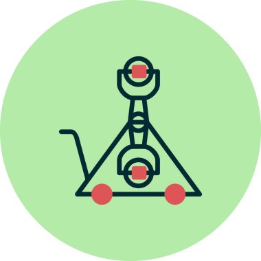 Sürücü simgesi, vektör illüstrasyonu