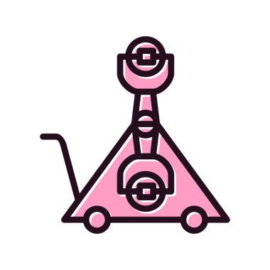 Sürücü simgesi, vektör illüstrasyonu