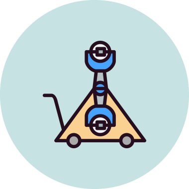 Sürücü simgesi, vektör illüstrasyonu