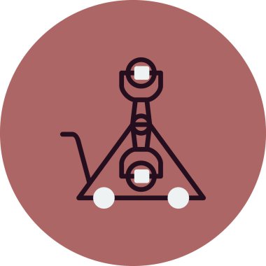 Sürücü simgesi, vektör illüstrasyonu