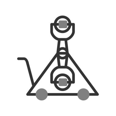 Sürücü simgesi, vektör illüstrasyonu