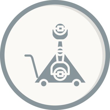 Sürücü simgesi, vektör illüstrasyonu