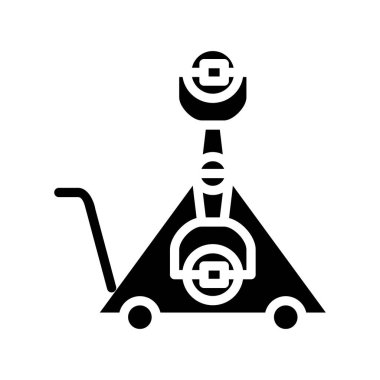 Sürücü simgesi, vektör illüstrasyonu