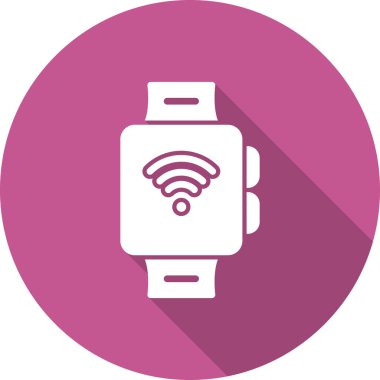 smartwatch simgesi, vektör illüstrasyonu