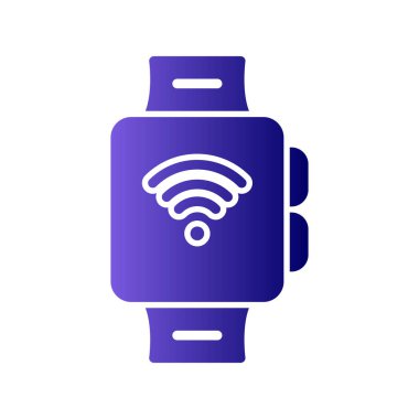 smartwatch simgesi, vektör illüstrasyonu