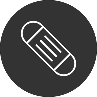 Snowboard simgesi, vektör illüstrasyonu