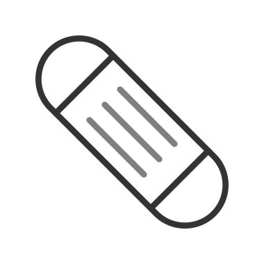 Snowboard simgesi, vektör illüstrasyonu