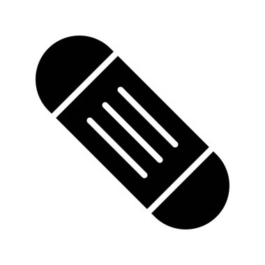 Snowboard simgesi, vektör illüstrasyonu